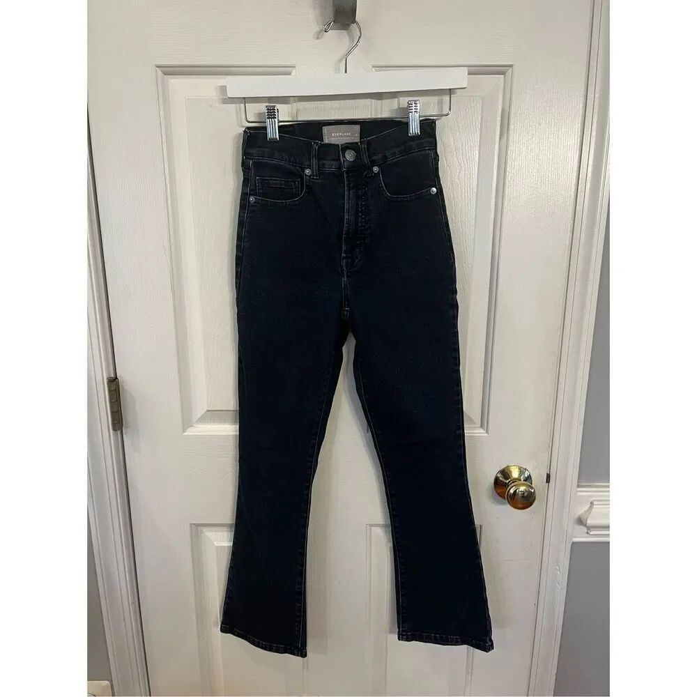 Everlane The Authentic Stretch Slim Bootcut Jeans sz 24 EUC